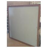 Massive framed cork board