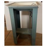 Metal Framed Lighted Work Table