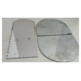 3 vintage mirrors