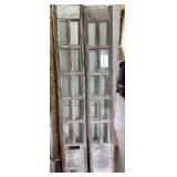 Antique 10-panel Side Light windows
