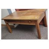 Oak coffee table