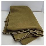 Wool army blanket