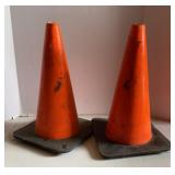 Orange Traffic Cones 19in tall
