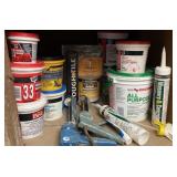 Caulk, window glazing, joint compound