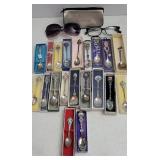 Vintage sunglasses & spoons