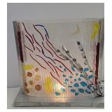Glass art lamp