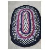 52" x 32" braided rug
