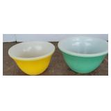 Rare McKee milk glass bowls