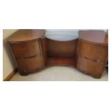 Vintage rounded dresser