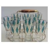 7 MCM Jade glasses & carrier