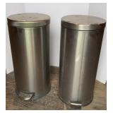 Stainless Steel Trash cans with Foot Pedal
