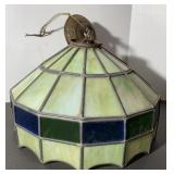 VTG Stained Glass Suspended Light Fixture