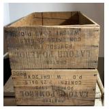 VTG Wooden Wine Bottle Crates