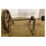 Antique Belt Drive From Machinery At Jefferson