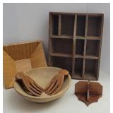 Woid bowls & carrier