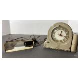 Antique Lackner Neon Glo Clock & Frame Light