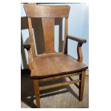 Antique Walnut Captains Chair