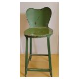 Vintage metal stool