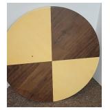 24" diameter wood table