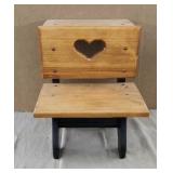 Wooden Doll School Desk