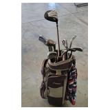 Golf Bag and Clubs
