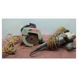 7-1/4" Circular Saw & 7" Angle Grinder