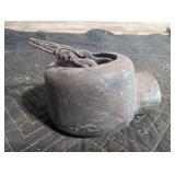 Antique Cast Iron Divider Cup