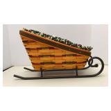 Longaberger 1998 Dash Away Sleigh Basket