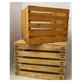 Rustic Look Wooden Crates