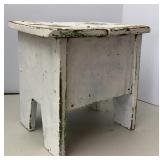 Antique Wooden Shoe Shine Box