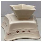 Longaberger Large & Small Star Pottery