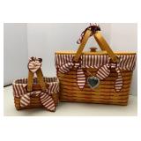 Longaberger Cherish Memory Sweetheart Baskets