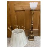 VTG Brass Table Lamp 32in tall
