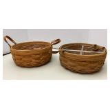 1980s Longaberger Darning Baskets