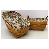 Longaberger Small Vegetable & Tea Baskets