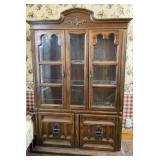 Large Keller Solid Wood China Hutch