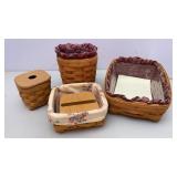 Longaberger Small Desktop Baskets