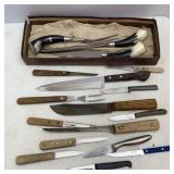 MCM Carving Set & Kitchen Knives