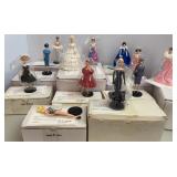 1993 Barbie Figurine Danbury Mint Set of 12