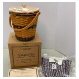 Longaberger JW Collection 2000 Mini Bankers Waste