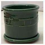 Longaberger Pottery Candle Holder & Trivet
