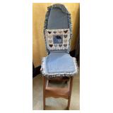 Oak Frame Ironing Board/Stool