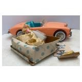 Barbie Convertible & Nancy Ann Storybook Doll