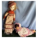 1978 Porcelain 'Waldaï¿½ Doll/ Porcelain Baby