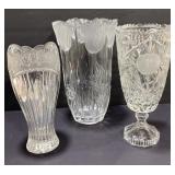 Large Tulip & Rose Vases (10 & 11.5in tall)