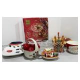 Mikasa & Other Christmas Serving Pieces