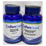 (2) 4oz Crafterï¿½s Choice Fragrance Oils
