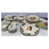 Hand Painted Fruit Dinnerware