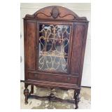 Antique Art-Decco Style China Cabinet