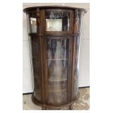 Antique Oak Display Cabinet